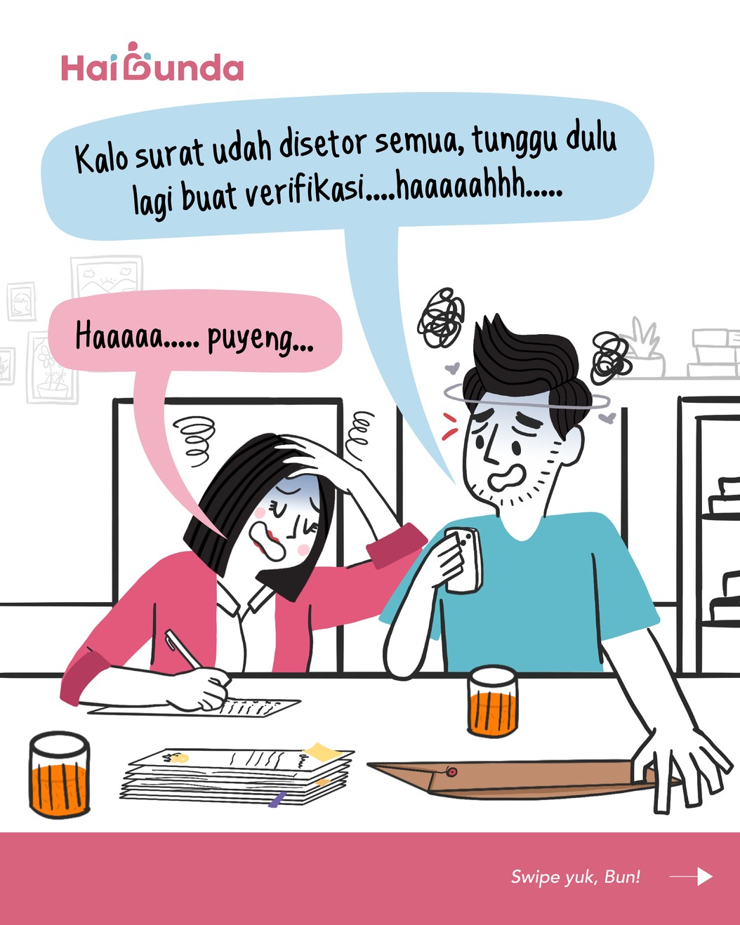 Bubun sedang melihat-lihat persyaratan masuk SD&period; Ternyata banyak sekali ya&comma; berkas dan syarat lain yang harus dipersiapkan&period; Bagaimana tanggapan Ayah&quest;
