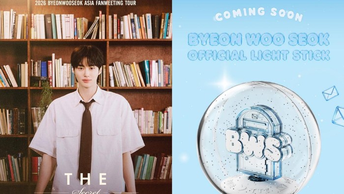 JelangTur Fan Meeting, Byeon Woo Seok Luncurkan Official Lightstick Pertamanya