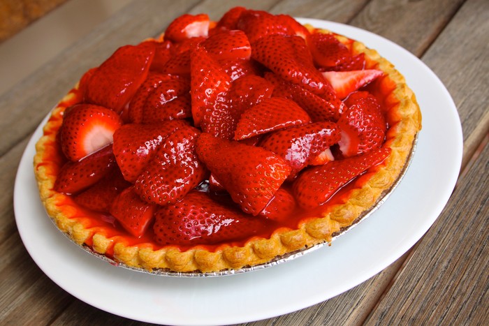 Resep Strawberry Glazed Pie