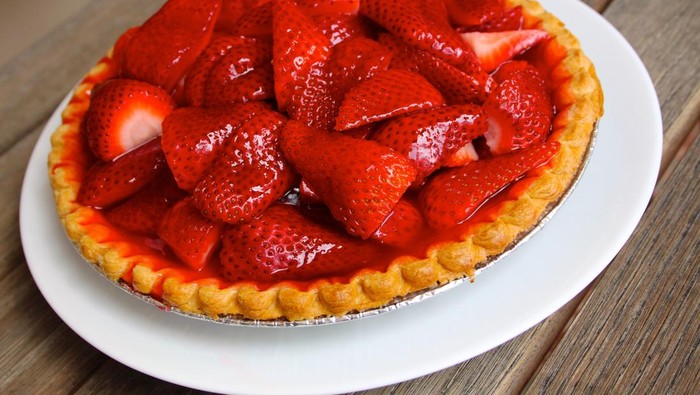 Resep Strawberry Glazed Pie