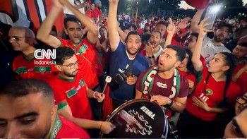 Suporter Singa Atlas Semarakkan Boston Jelang Laga Piala Dunia