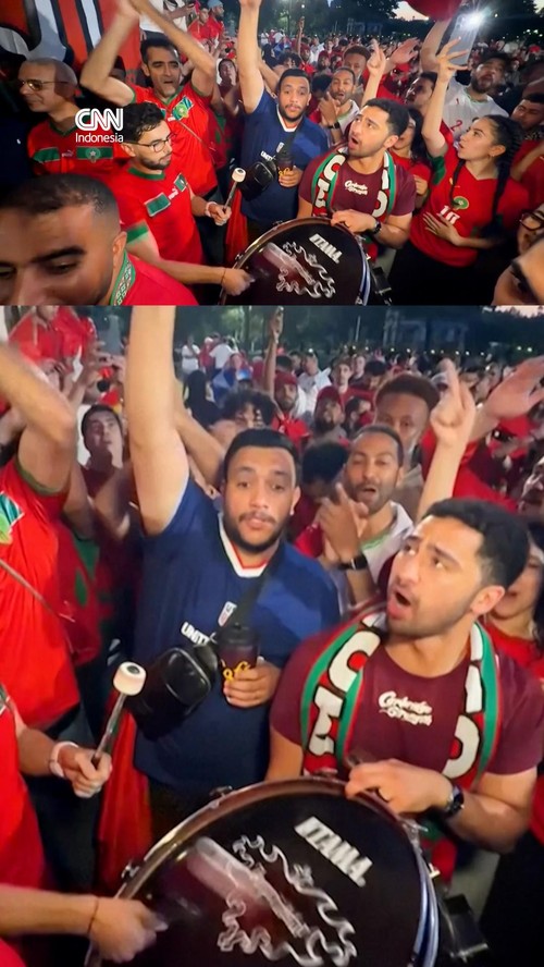 Suporter Singa Atlas Semarakkan Boston Jelang Laga Piala Dunia