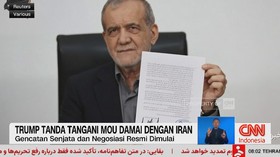 Trump Tanda Tangani MoU Damai dengan Iran