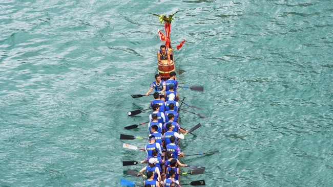 FOTO: Warna-warni Dragon Boat Festival di Hong Kong