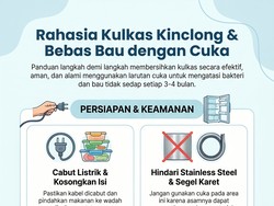 Infografis: Cara Membersihkan Kulkas Pakai Cuka
