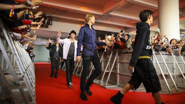 CORTIS di Red Carpet Allo Bank Festival 2026, Indonesia Arena, Sabtu (20/6/2026). (CXO Photography)