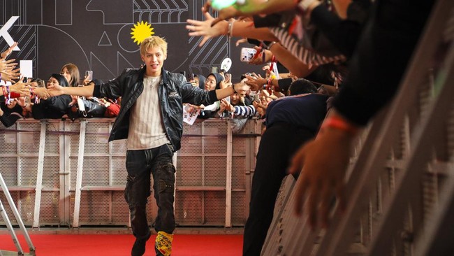 CORTIS di Red Carpet Allo Bank Festival 2026, Indonesia Arena, Sabtu (20/6/2026). (CXO Photography)