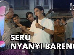 Momen Keseruan Charly Van Houten Hibur Warga Binaan Lapas Ciamis