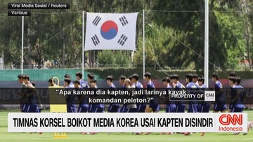 VIDEO: Timnas Korsel Boikot Media Korea Usai Kapten Disindir