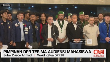 VIDEO: Pimpinan DPR Terima Audiensi Mahasiswa