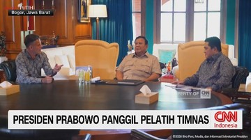 VIDEO: Presiden Prabowo Panggil Pelatih Timnas Indonesia