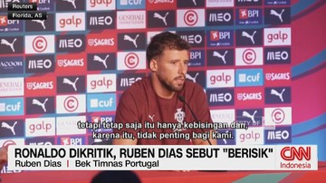 VIDEO: Ronaldo Dikritik, Ruben Dias Sebut 'Berisik'