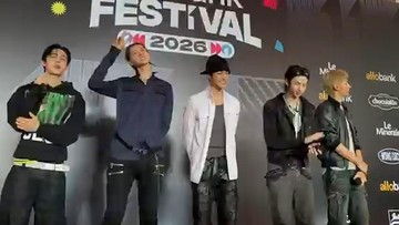 Pesona CORTIS di Red Carpet Allo Bank Festival 2026