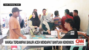 VIDEO: Warga Terdampak Banjir Aceh Mendapat Bantuan Kemensos