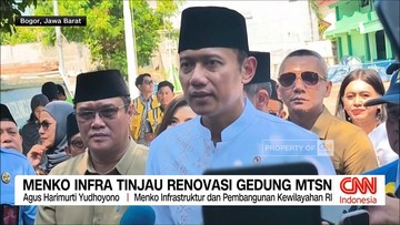 VIDEO: Menko Infra Tinjau Renovasi Gedung MTsN