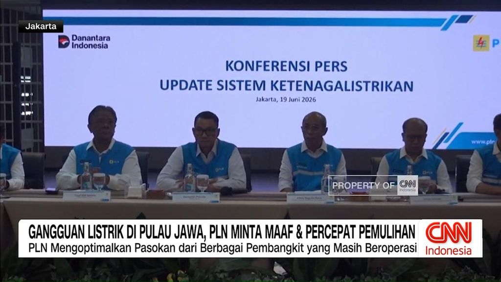 VIDEO:Gangguan Listrik  Pulau Jawa, PLN Percepat Pemulihan