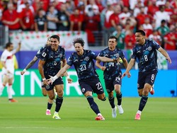Soccer Football - FIFA World Cup 2026 - Group D - Turkey v Paraguay - San Francisco Bay Area Stadium, Santa Clara, California, U.S. - June 19, 2026 Paraguay's Matias Galarza celebrates scoring their first goal REUTERS/Carlos Barria