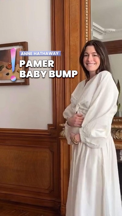 Video: Hamil Anak Ketiga, Anne Hathaway Tak Bocorkan soal Jenis Kelamin