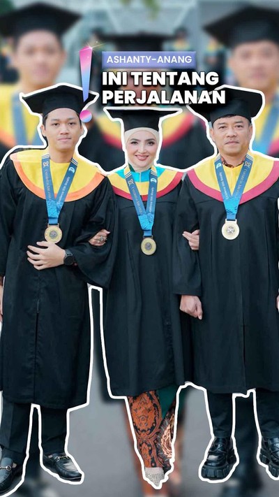 Video: Bahagia Wisuda Bareng Anang-Azriel, Ashanty: Ini Bukan Cuma Gelar
