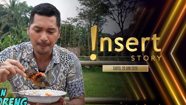Insert Stories: Evan Sanders Nikmati Menu khas Sunda di Tengah Sawah