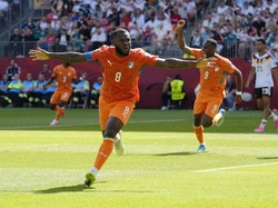 Soccer Football - FIFA World Cup 2026 - Group E - Germany v Ivory Coast - Toronto Stadium, Toronto, Canada - June 20, 2026 Ivory Coast's Franck Kessie celebrates scoring their first goal IMAGN IMAGES via Reuters/Kevin Sousa