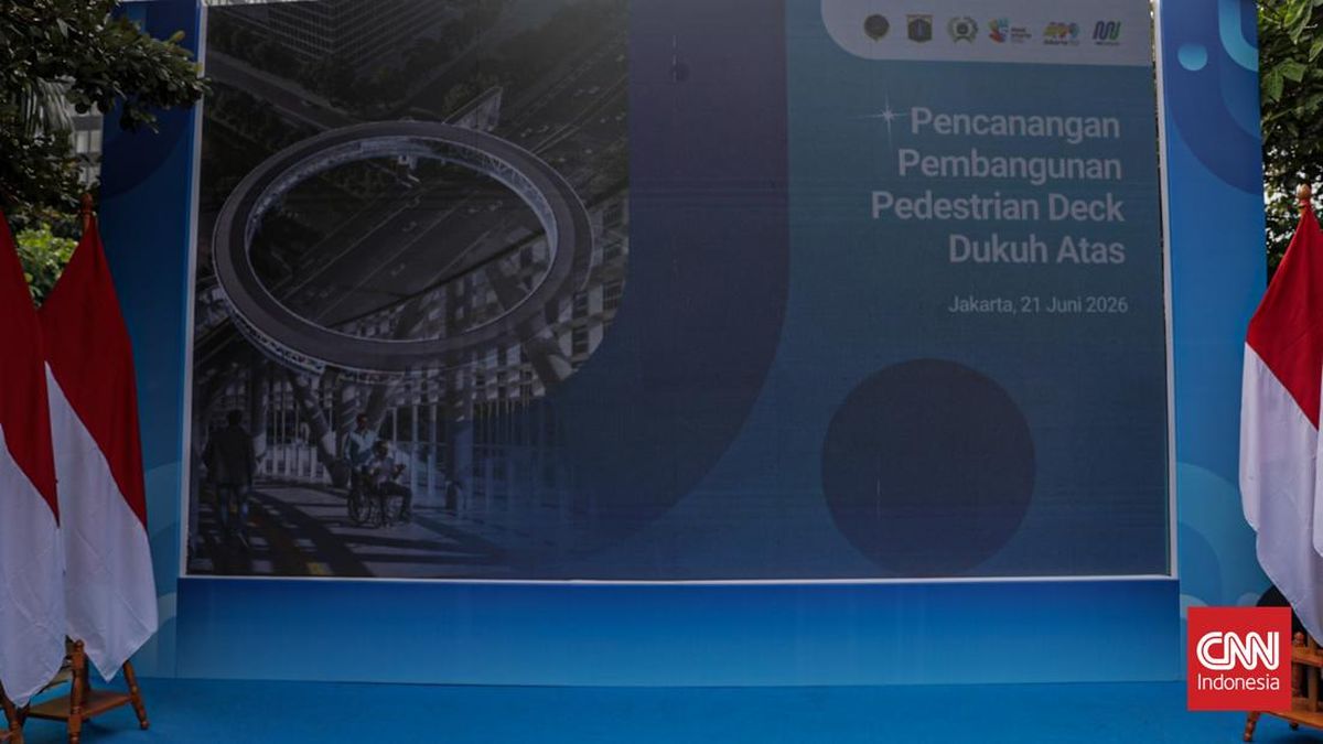 Pedestrian Deck Dukuh Atas Rp300 M Pangkas Waktu Jalan Kaki 5 Menit