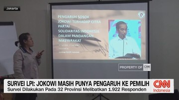 VIDEO: Survei LPI: Jokowi Masih Punya Pengaruh Ke Pemilih