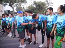 Inklusivitas Polda Riau, Difabel Ikut Ramaikan Riau Bhayangkara Run 2026