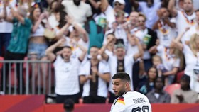Soccer Football - FIFA World Cup 2026 - Group E - Germany v Ivory Coast - Toronto Stadium, Toronto, Canada - June 20, 2026 Germany's Deniz Undav celebrates scoring their second goal IMAGN IMAGES via Reuters/Kevin Sousa