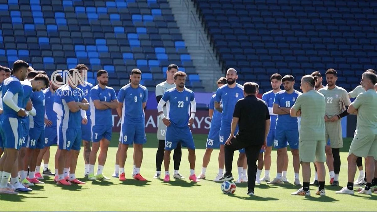 Suasana Latihan Timnas Iran Jelang Hadapi Belgia Di Piala Dunia 2026