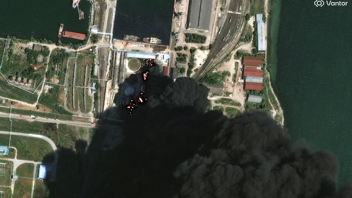 Penampakan Satelit "Pot Harta Karun" Rusia Hancur Diserang Ukraina