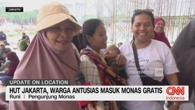 HUT Jakarta, Warga Antusias Masuk Monas Gratis