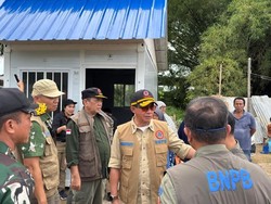 BNPB Kebut Pemulihan Sumatera Pascabencana, Pembangunan Huntara Sudah 99,9%