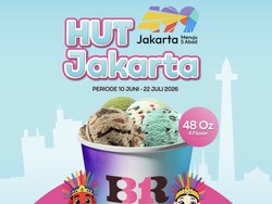 Spesial HUT Jakarta! Baskin Robbins Half Gallon Hanya Rp 499 Ribu
