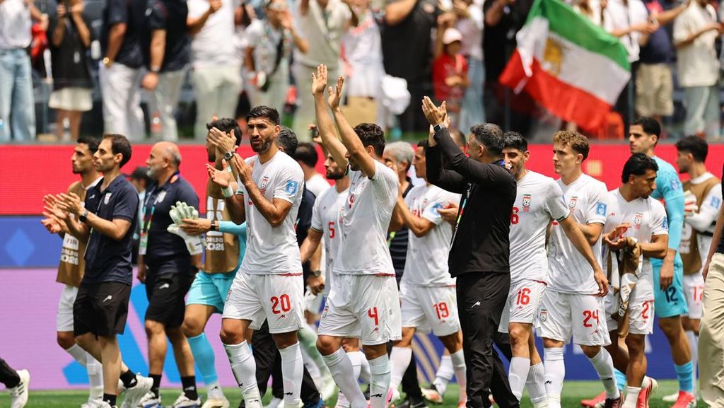 Bolak-balik Meksiko-AS, Iran Kini Berpeluang ke 32 Besar Piala Dunia