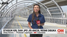 Stasiun KRL dan JPO JIS-Ancol Resmi Dibuka