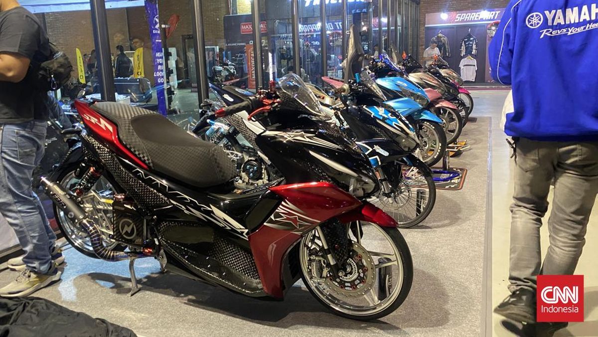 Selebrasi 10 Tahun Yamaha Aerox di Indonesia