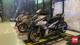 Yamaha merayakan 10 tahun kehadiran Aerox di Indonesia