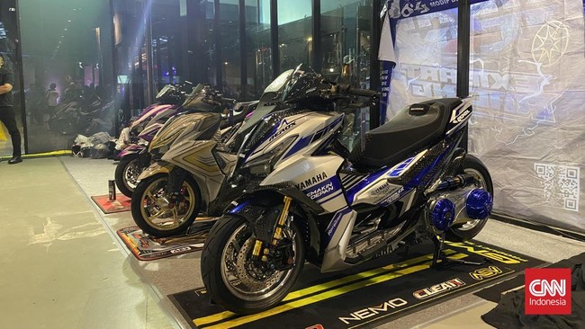 Yamaha merayakan 10 tahun kehadiran Aerox di Indonesia