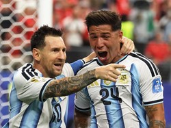 Soccer Football - FIFA World Cup 2026 - Group J - Argentina v Austria - Dallas Stadium, Arlington, Texas, U.S. - June 22, 2026 Argentina's Lionel Messi celebrates scoring their first goal REUTERS/Kai Pfaffenbach