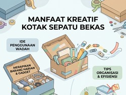 Kotak Sepatu Bekas Jangan Dibuang, Bisa Dipakai untuk 4 Hal Ini