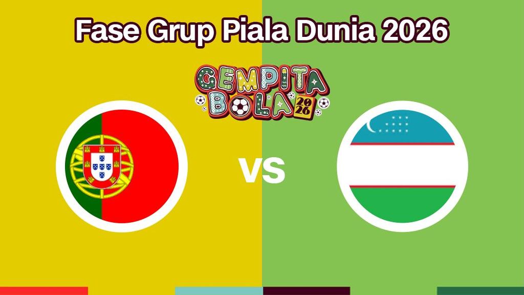 LIVE REPORT: Portugal vs Uzbekistan di Piala Dunia 2026