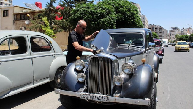 Museum mobil klasik di Damaskus. REUTERS/Firas Makdesi
