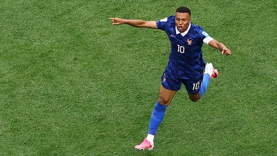 Soccer Football - FIFA World Cup 2026 - Group I - France v Iraq - Philadelphia Stadium, Philadelphia, Pennsylvania, U.S. - June 22, 2026
France's Kylian Mbappe celebrates scoring their first goal REUTERS/Bernadett Szabo     TPX IMAGES OF THE DAY