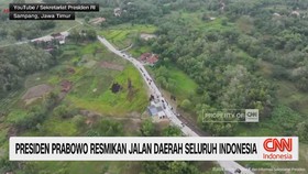 Presiden Prabowo Resmikan Jalan Daerah Seluruh Indonesia