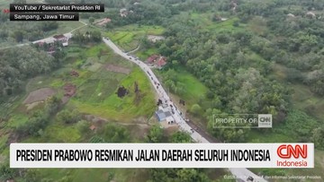 VIDEO: Presiden Prabowo Resmikan Jalan Daerah Seluruh Indonesia