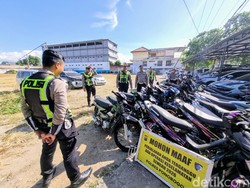 Razia Balap Liar di Ponorogo Amankan 250 Motor, Mayoritas Milik Pelajar