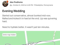 Viral Pria Hobi Lari Rekam Momen Pernikahan Pakai Strava, Ini Hasilnya