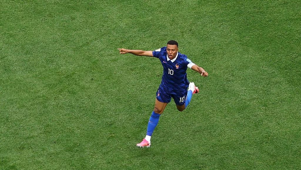 Babak I: Mbappe Cetak Gol Indah, Prancis Unggul 1-0 atas Irak