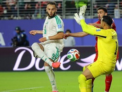 Soccer Football - FIFA World Cup 2026 - Group J - Jordan v Algeria - San Francisco Bay Area Stadium, Santa Clara, California, U.S. - June 22, 2026
Algeria's Amine Gouiri scores their second goal REUTERS/Carlos Barria     TPX IMAGES OF THE DAY
